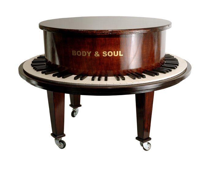 Body & Soul madera 80cm diámetro 60cmh